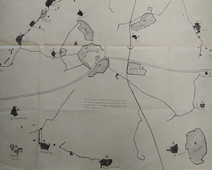 Lage der Kriegsstraße zwischen Fort IX und Fort X.png