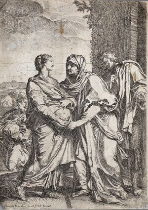 Abb. 3: Carlo Maratta, Radierung „Mariä Heimsuchung“